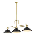 Z-LITE, MELANGE 3 LIGHT BILLIARD, LINEAR LIGHT