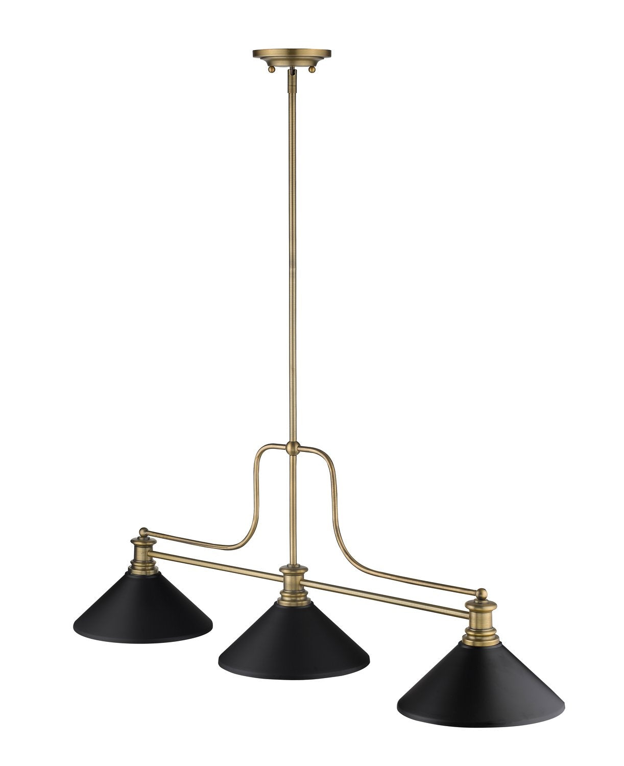 Z-LITE, MELANGE 3 LIGHT BILLIARD, LINEAR LIGHT