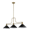 Z-LITE, MELANGE 3 LIGHT BILLIARD, LINEAR LIGHT