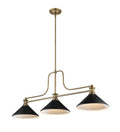 Z-LITE, MELANGE 3 LIGHT BILLIARD, LINEAR LIGHT