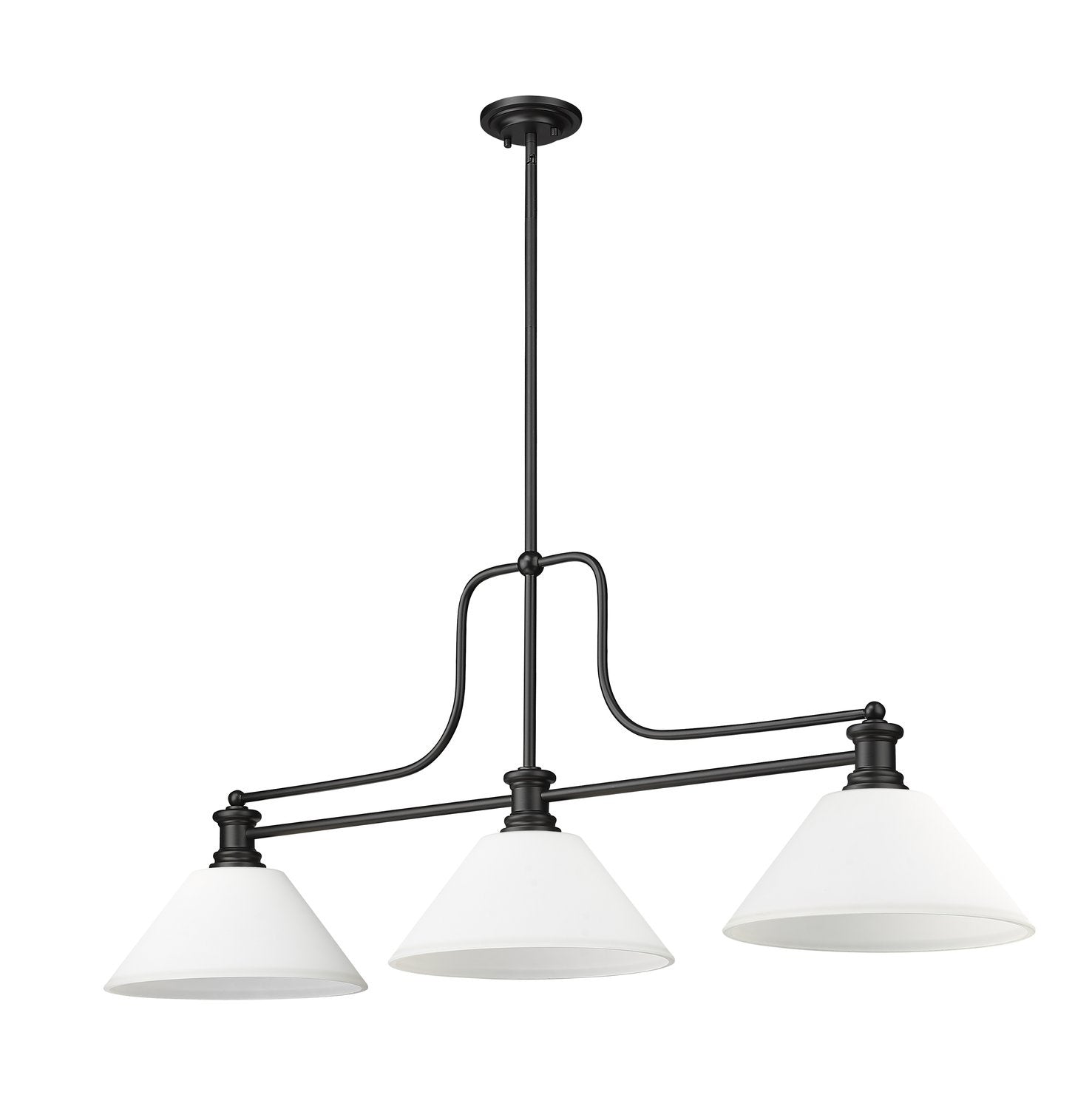 Z-LITE, MELANGE 3 LIGHT BILLIARD, LINEAR LIGHT