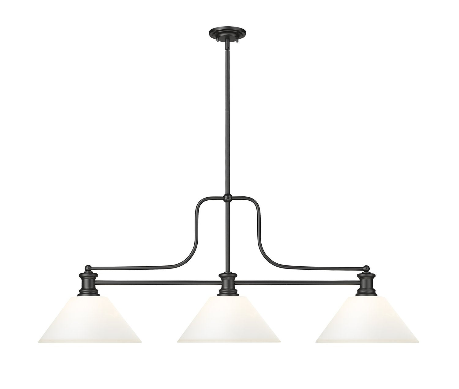 Z-LITE, MELANGE 3 LIGHT BILLIARD, LINEAR LIGHT