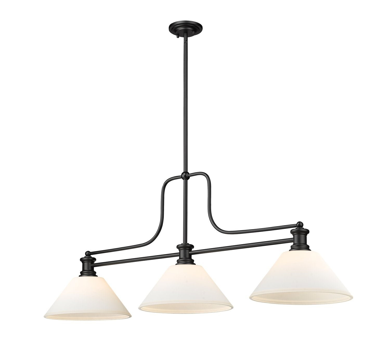 Z-LITE, MELANGE 3 LIGHT BILLIARD, LINEAR LIGHT