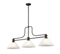 Z-LITE, MELANGE 3 LIGHT BILLIARD, LINEAR LIGHT