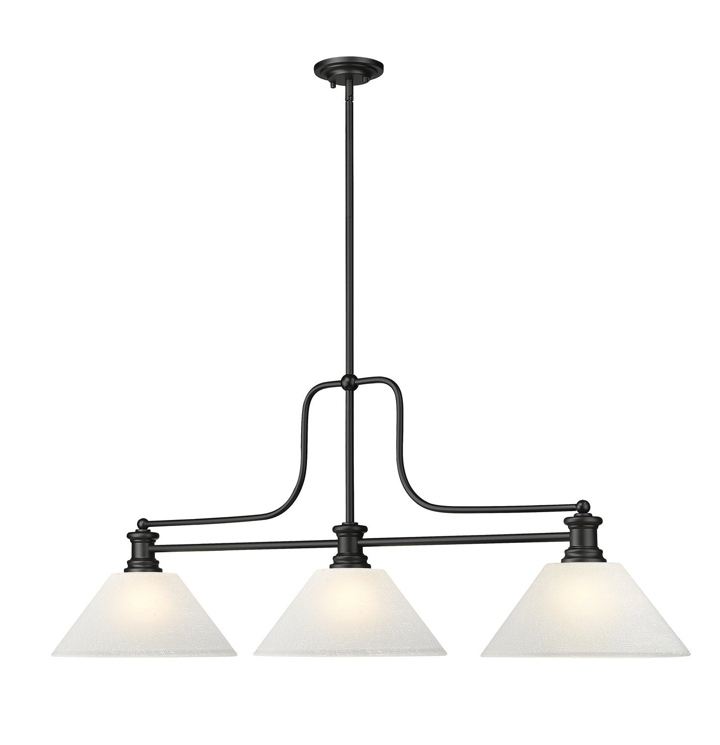 Z-LITE, MELANGE 3 LIGHT BILLIARD, LINEAR LIGHT