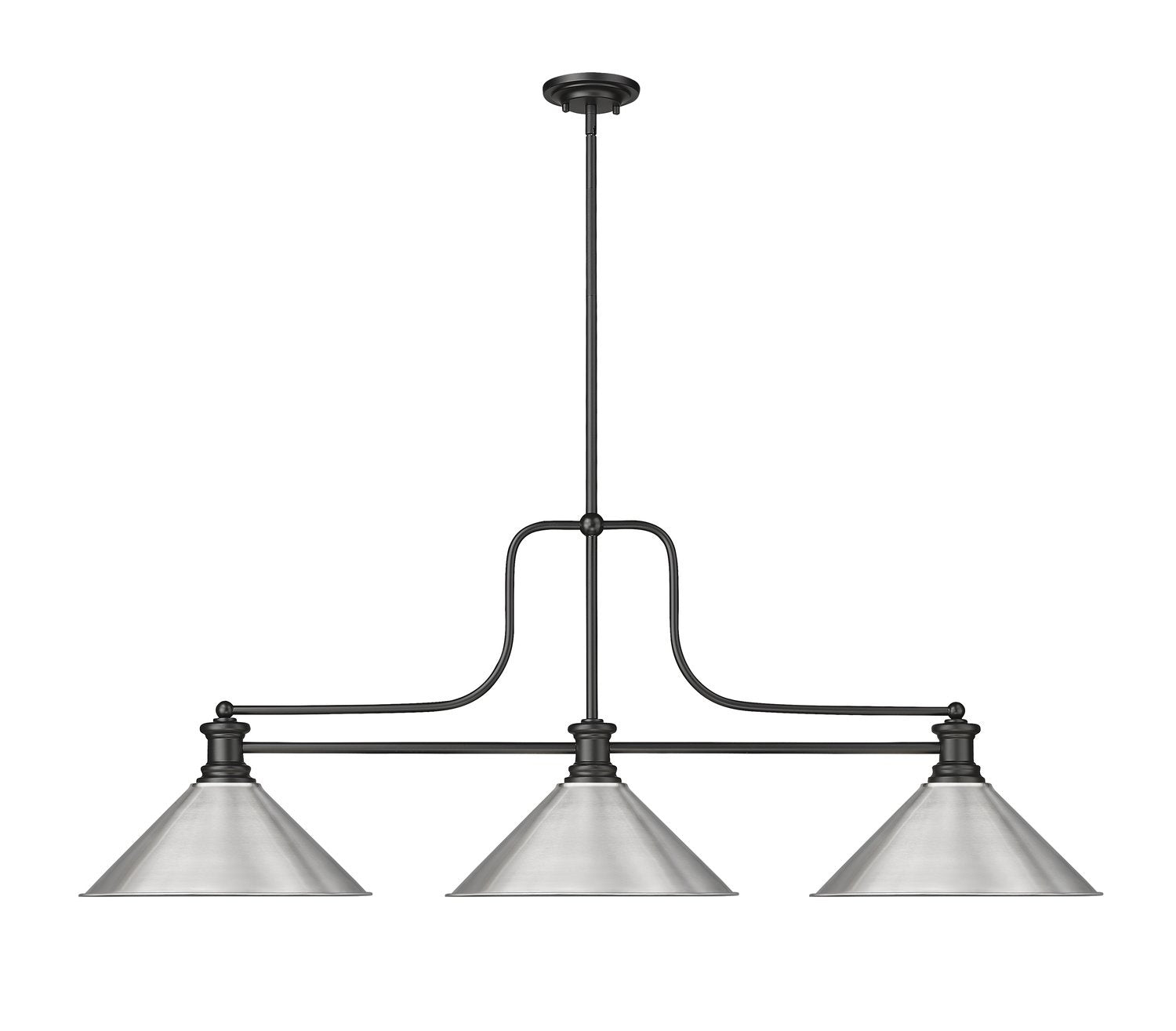 Z-LITE, MELANGE 3 LIGHT BILLIARD, LINEAR LIGHT
