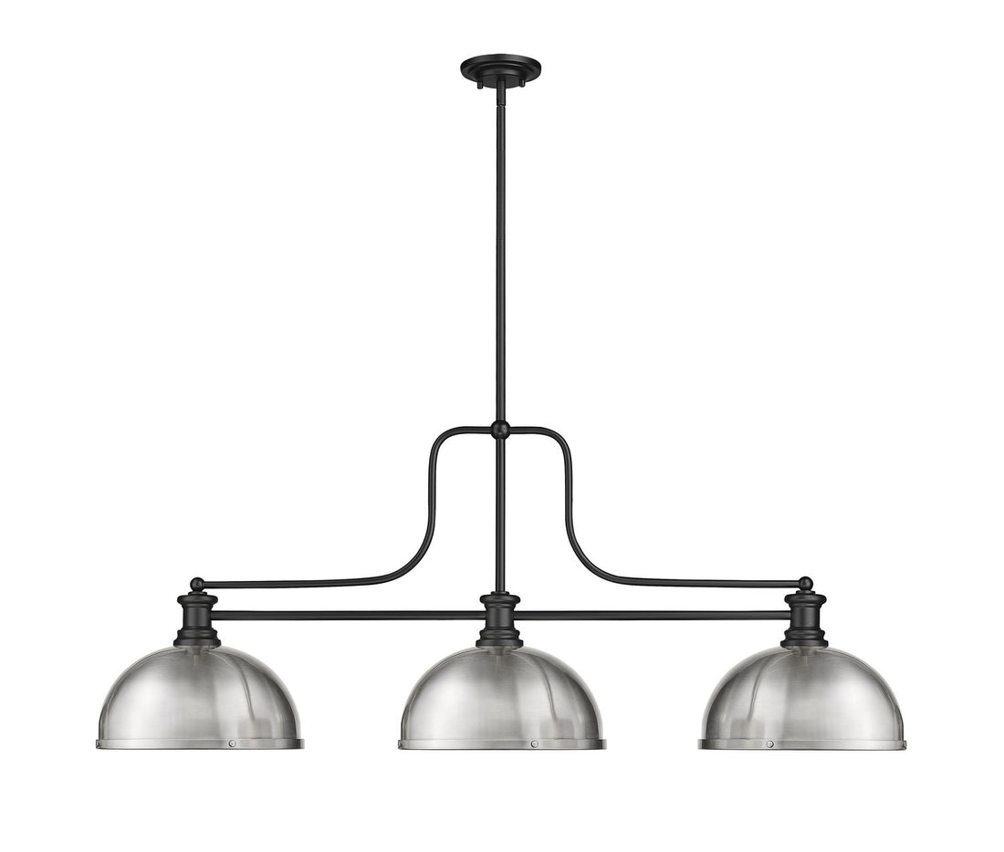 Z-LITE MELANGE BILLIARD | 725-3MB-D12BN