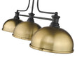 Z-LITE, MELANGE 3 LIGHT BILLIARD, LINEAR LIGHT