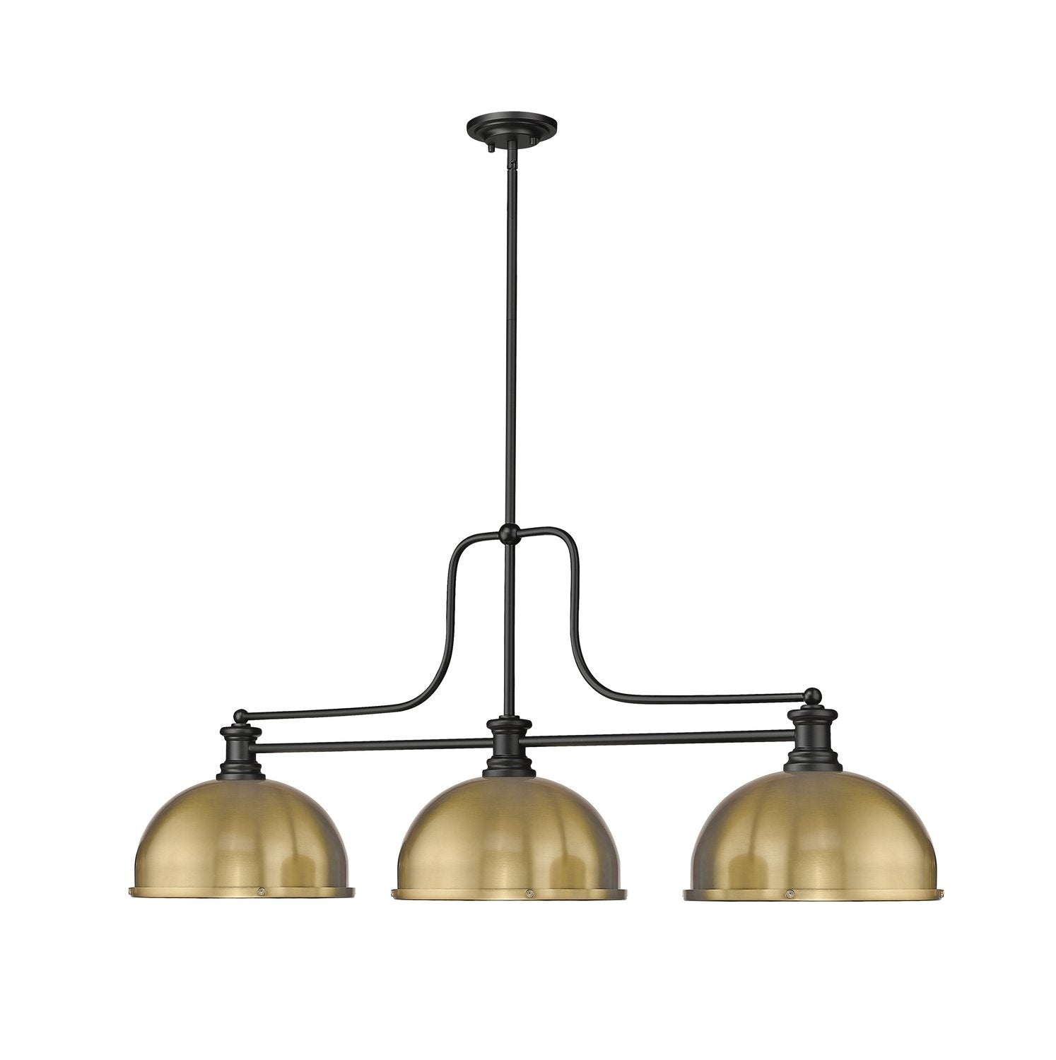 Z-LITE, MELANGE 3 LIGHT BILLIARD, LINEAR LIGHT