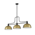 Z-LITE, MELANGE 3 LIGHT BILLIARD, LINEAR LIGHT