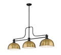 Z-LITE, MELANGE 3 LIGHT BILLIARD, LINEAR LIGHT