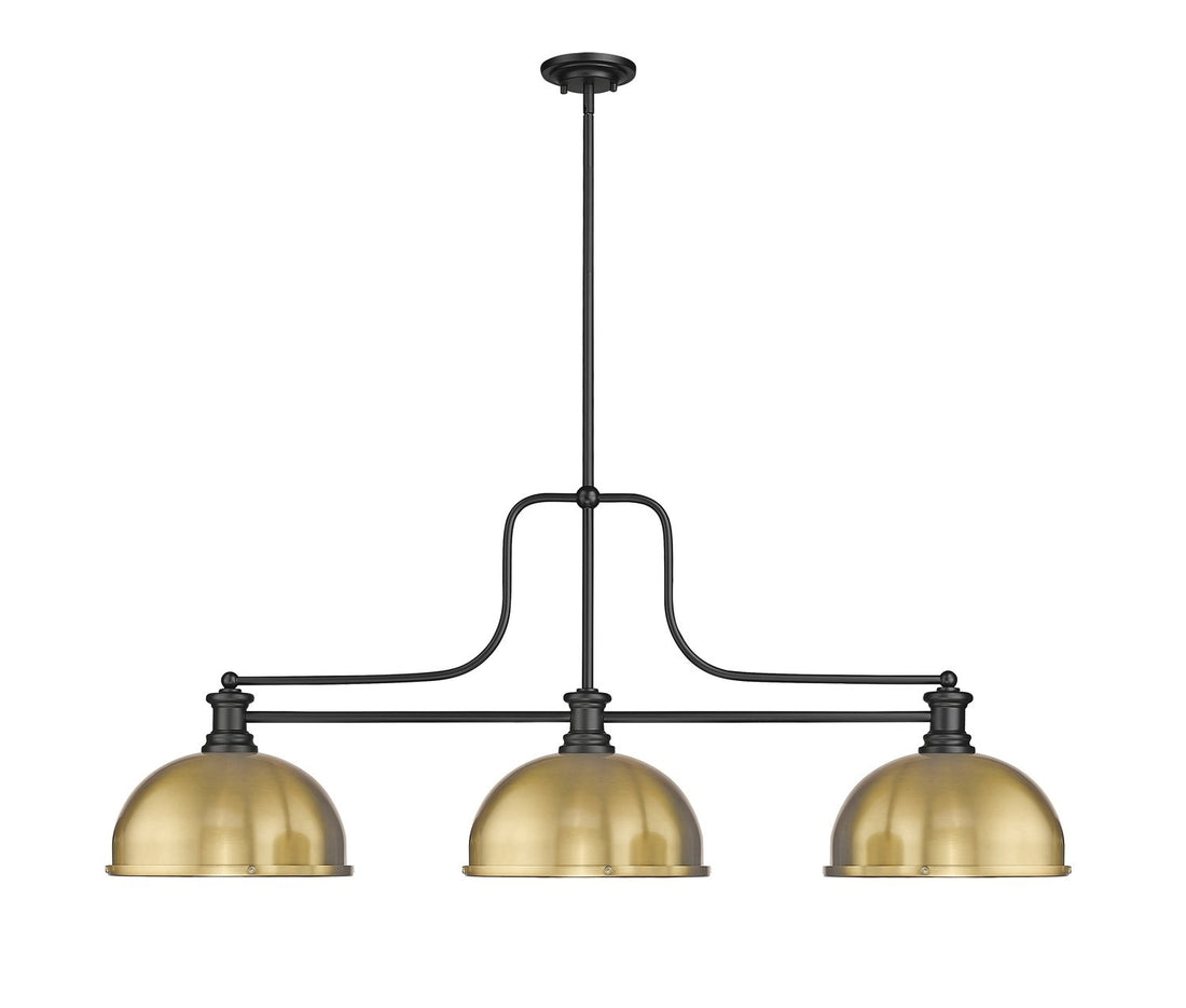 Z-LITE MELANGE BILLIARD | 725-3MB-D12HBR