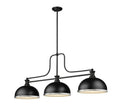 Z-LITE, MELANGE 3 LIGHT BILLIARD, LINEAR LIGHT