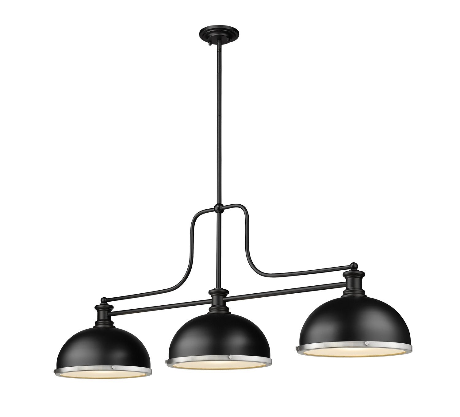 Z-LITE, MELANGE 3 LIGHT BILLIARD, LINEAR LIGHT