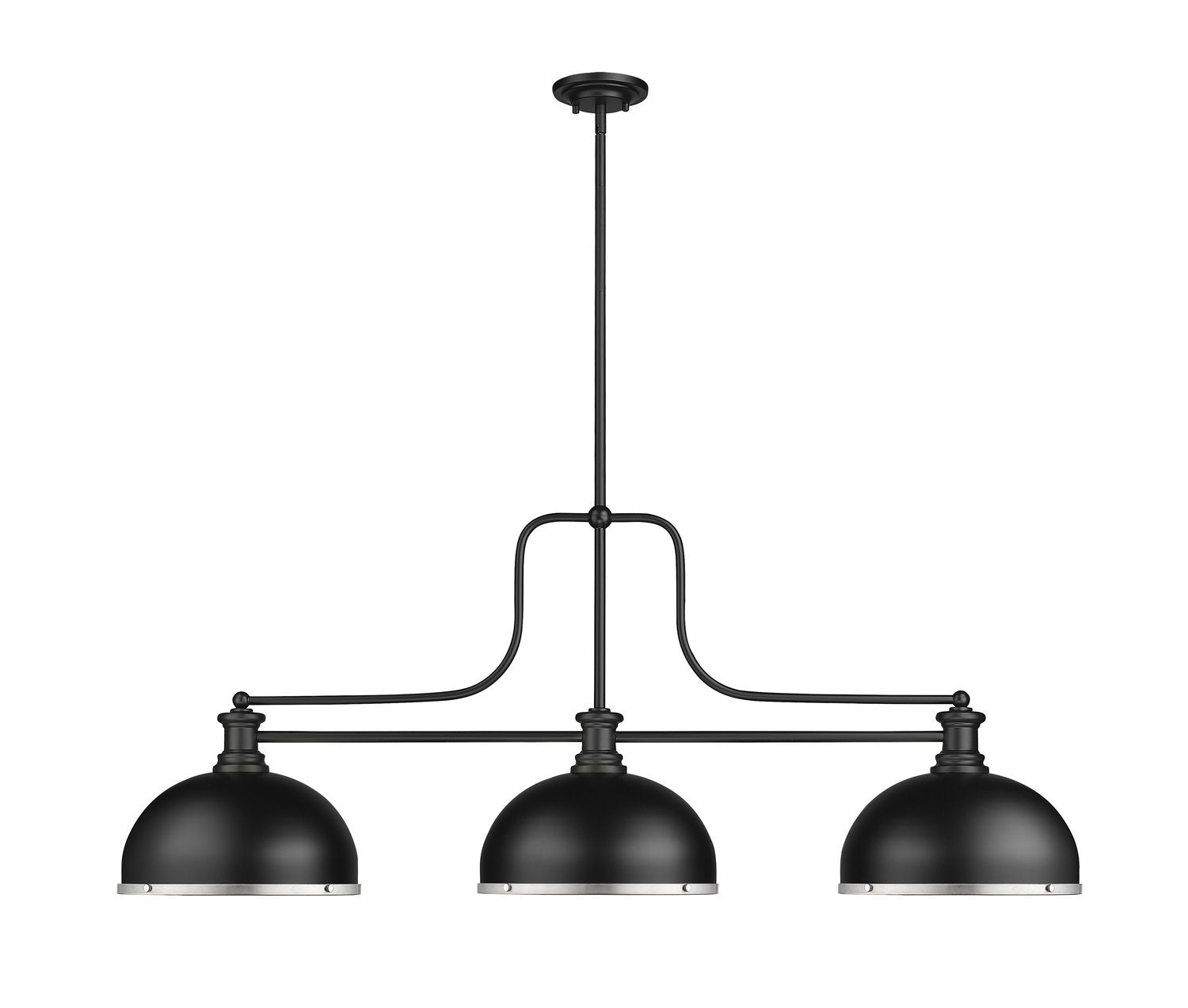 Z-LITE, MELANGE 3 LIGHT BILLIARD, LINEAR LIGHT