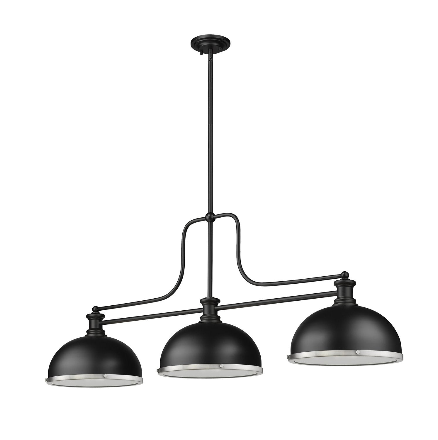 Z-LITE, MELANGE 3 LIGHT BILLIARD, LINEAR LIGHT