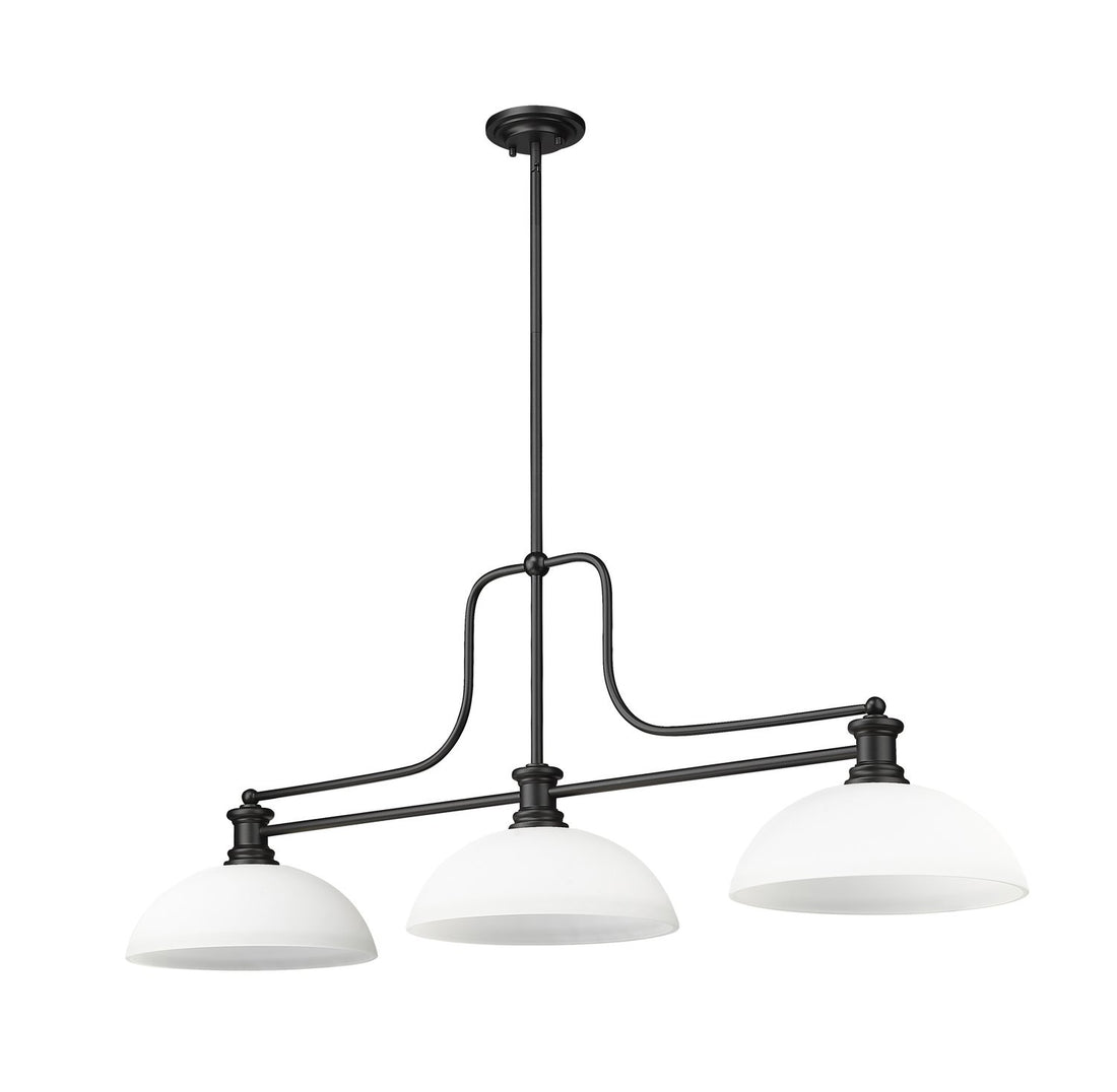 Z-LITE MELANGE BILLIARD | 725-3MB-DMO14
