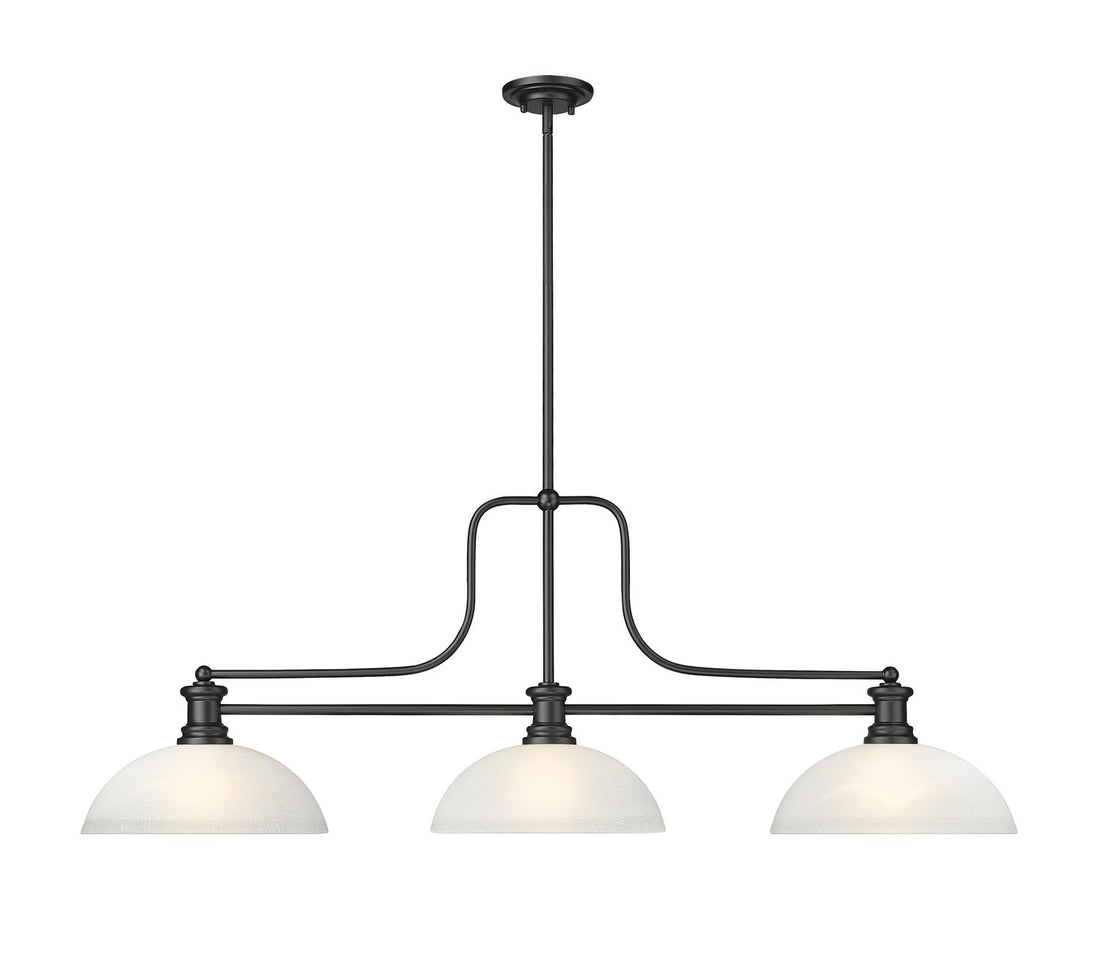 Z-LITE MELANGE BILLIARD | 725-3MB-DWL14
