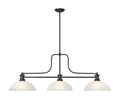 Z-LITE MELANGE BILLIARD | 725-3MB-DWL14