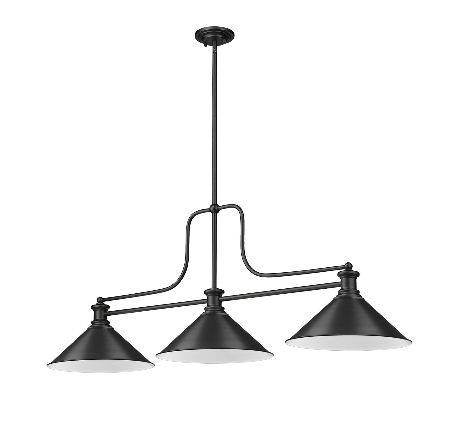 Z-LITE, MELANGE 3 LIGHT BILLIARD, LINEAR LIGHT