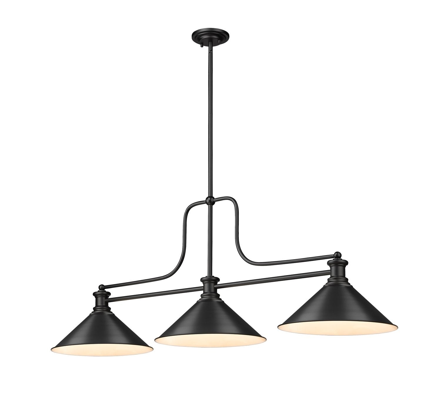 Z-LITE, MELANGE 3 LIGHT BILLIARD, LINEAR LIGHT