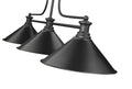 Z-LITE, MELANGE 3 LIGHT BILLIARD, LINEAR LIGHT