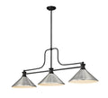 Z-LITE, MELANGE 3 LIGHT BILLIARD, LINEAR LIGHT