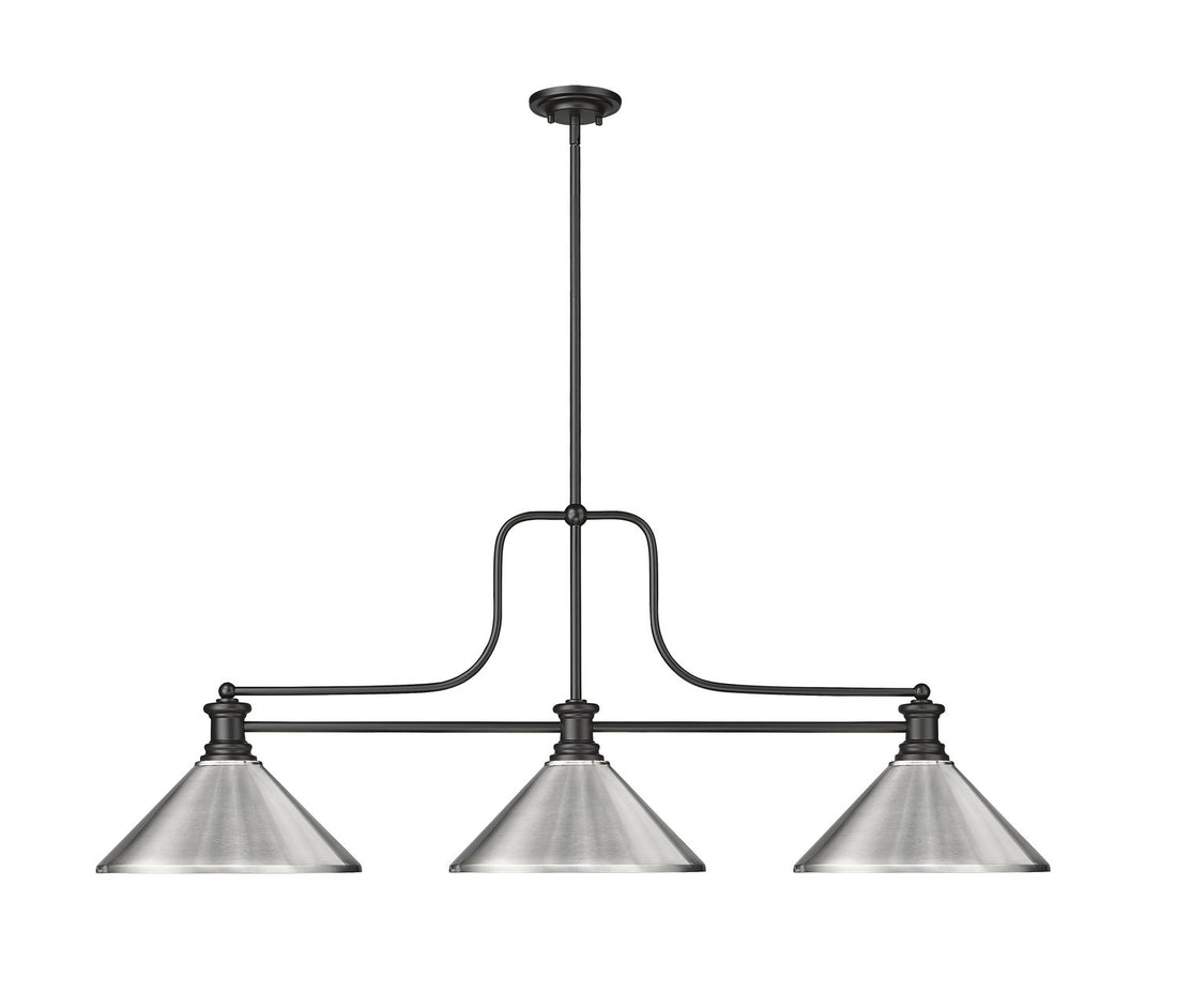 Z-LITE MELANGE BILLIARD | 725-3MB-MBN