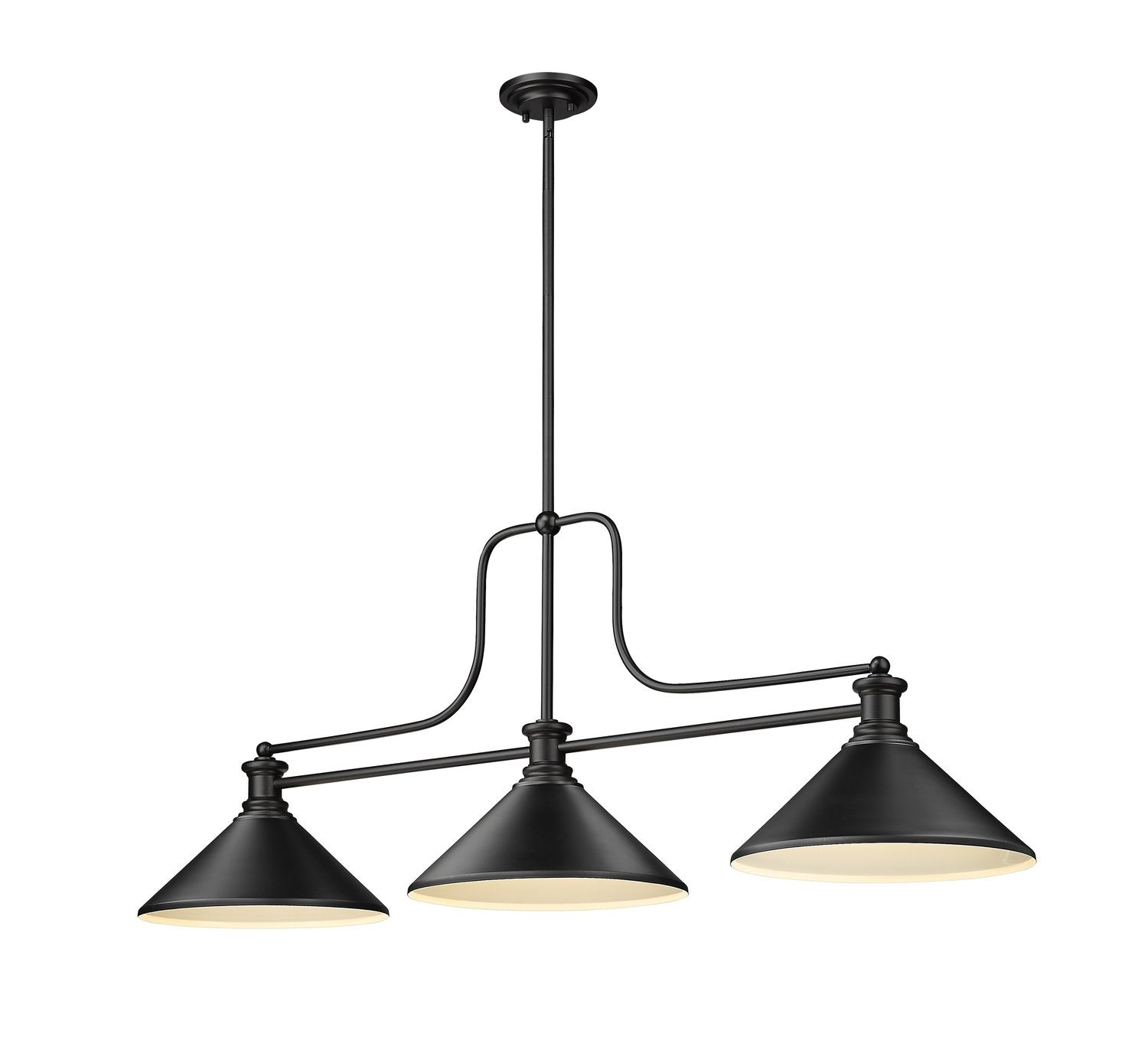 Z-LITE, MELANGE 3 LIGHT BILLIARD, LINEAR LIGHT