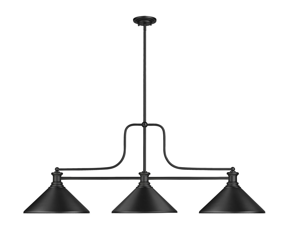 Z-LITE, MELANGE 3 LIGHT BILLIARD, LINEAR LIGHT