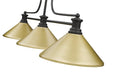 Z-LITE, MELANGE 3 LIGHT BILLIARD, LINEAR LIGHT