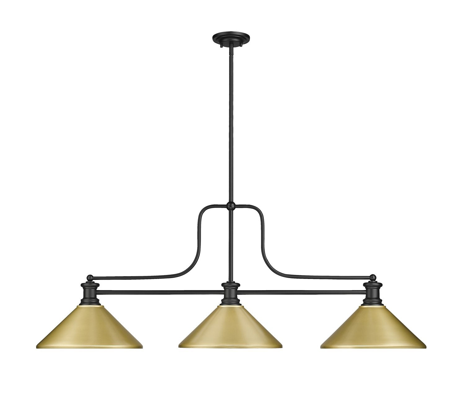 Z-LITE, MELANGE 3 LIGHT BILLIARD, LINEAR LIGHT