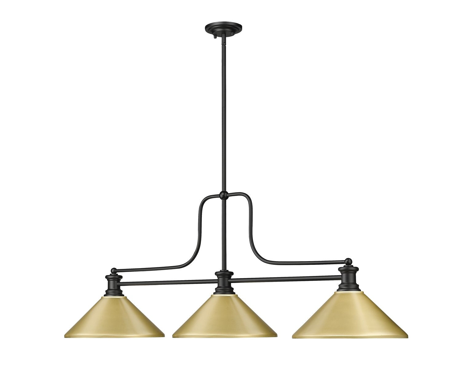 Z-LITE, MELANGE 3 LIGHT BILLIARD, LINEAR LIGHT