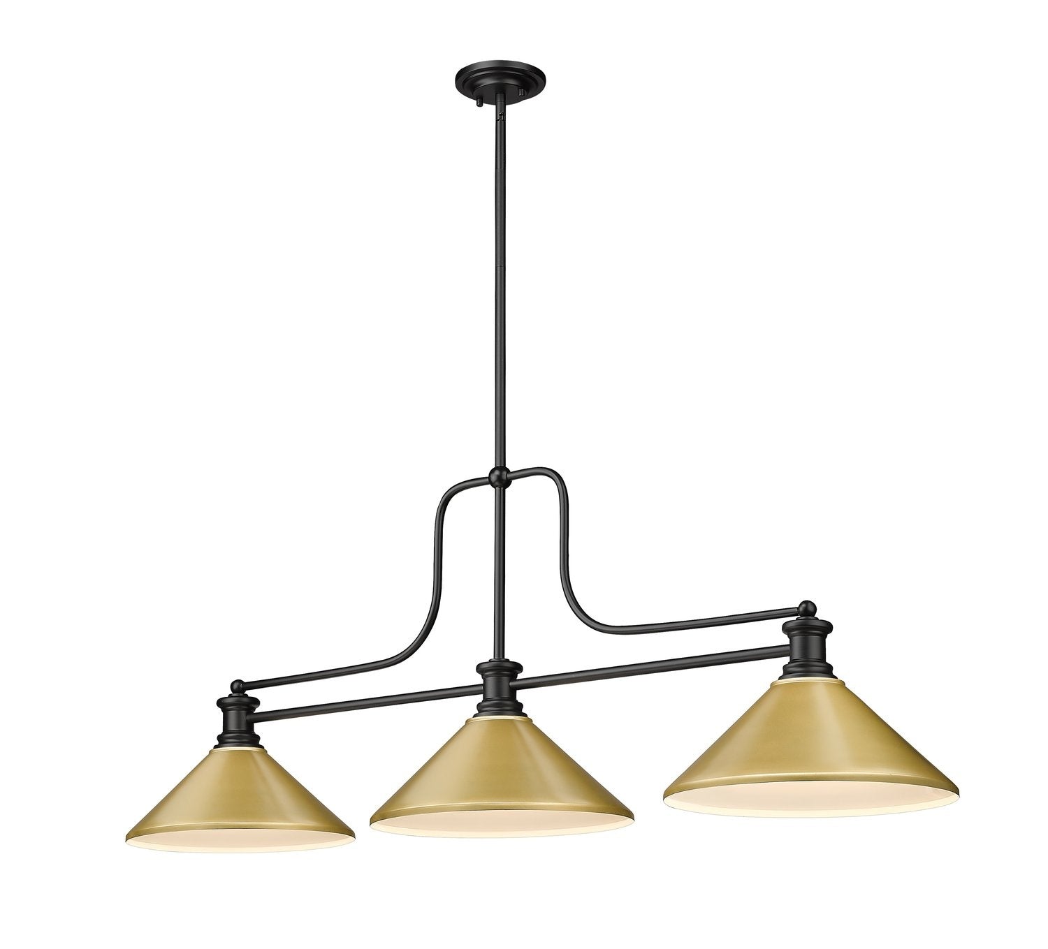 Z-LITE, MELANGE 3 LIGHT BILLIARD, LINEAR LIGHT