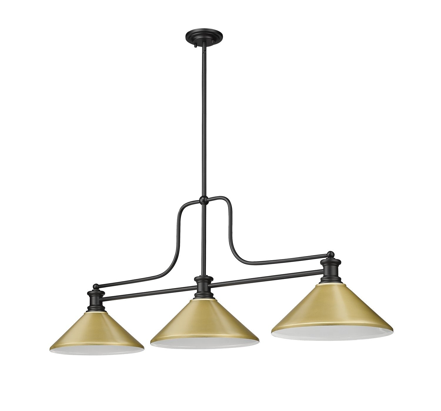 Z-LITE, MELANGE 3 LIGHT BILLIARD, LINEAR LIGHT