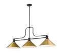 Z-LITE, MELANGE 3 LIGHT BILLIARD, LINEAR LIGHT