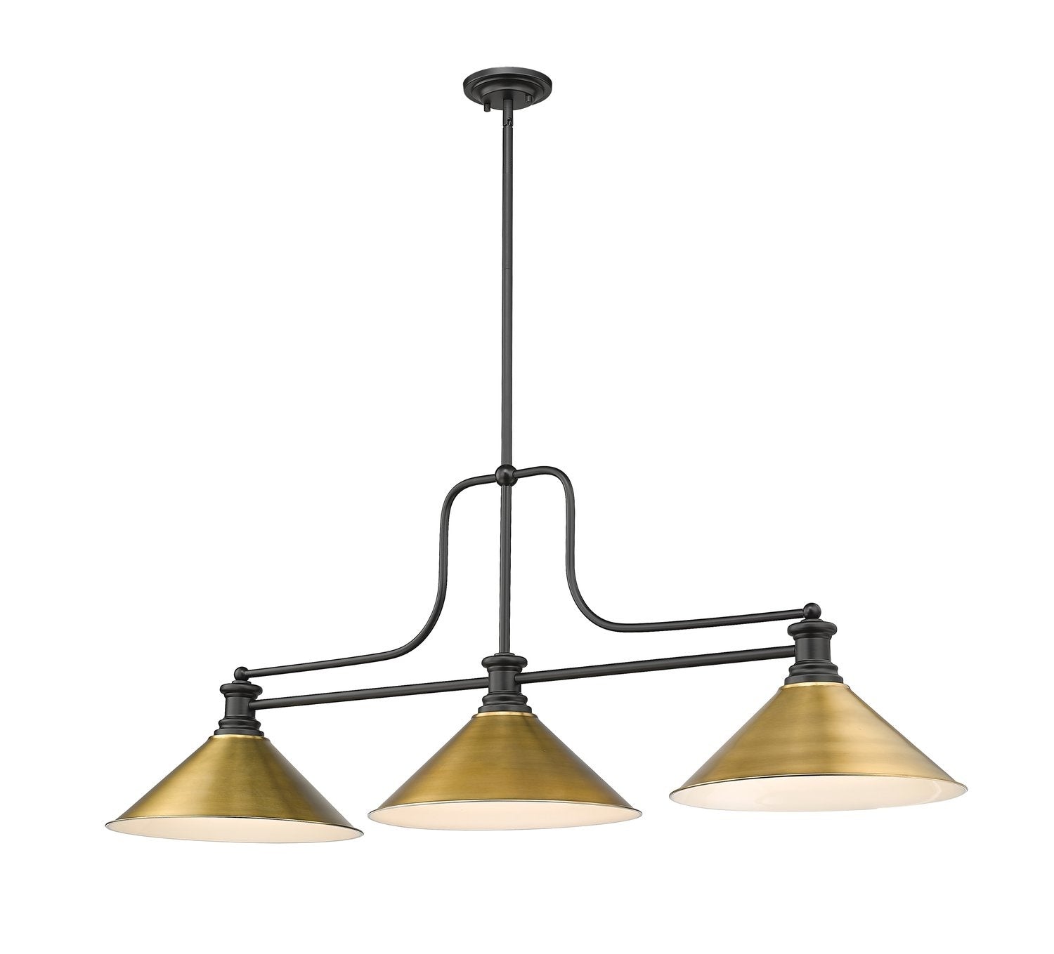 Z-LITE, MELANGE 3 LIGHT BILLIARD, LINEAR LIGHT