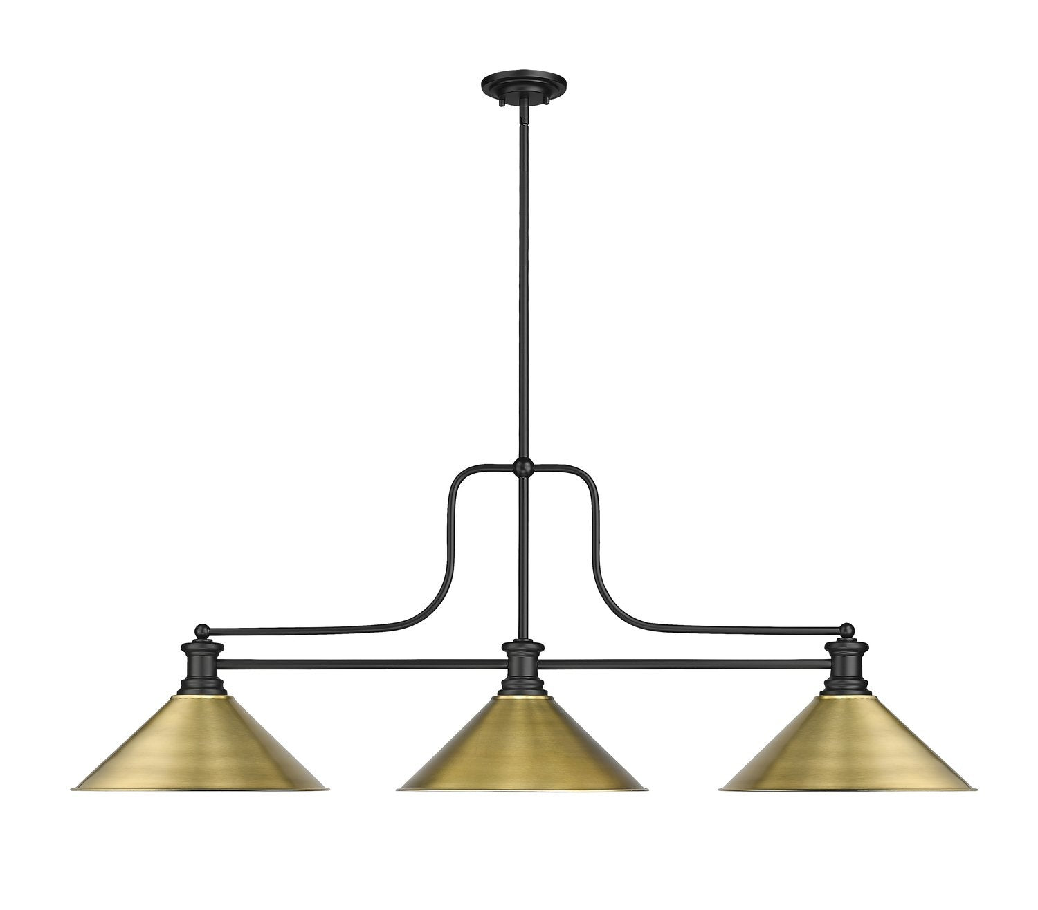 Z-LITE, MELANGE 3 LIGHT BILLIARD, LINEAR LIGHT