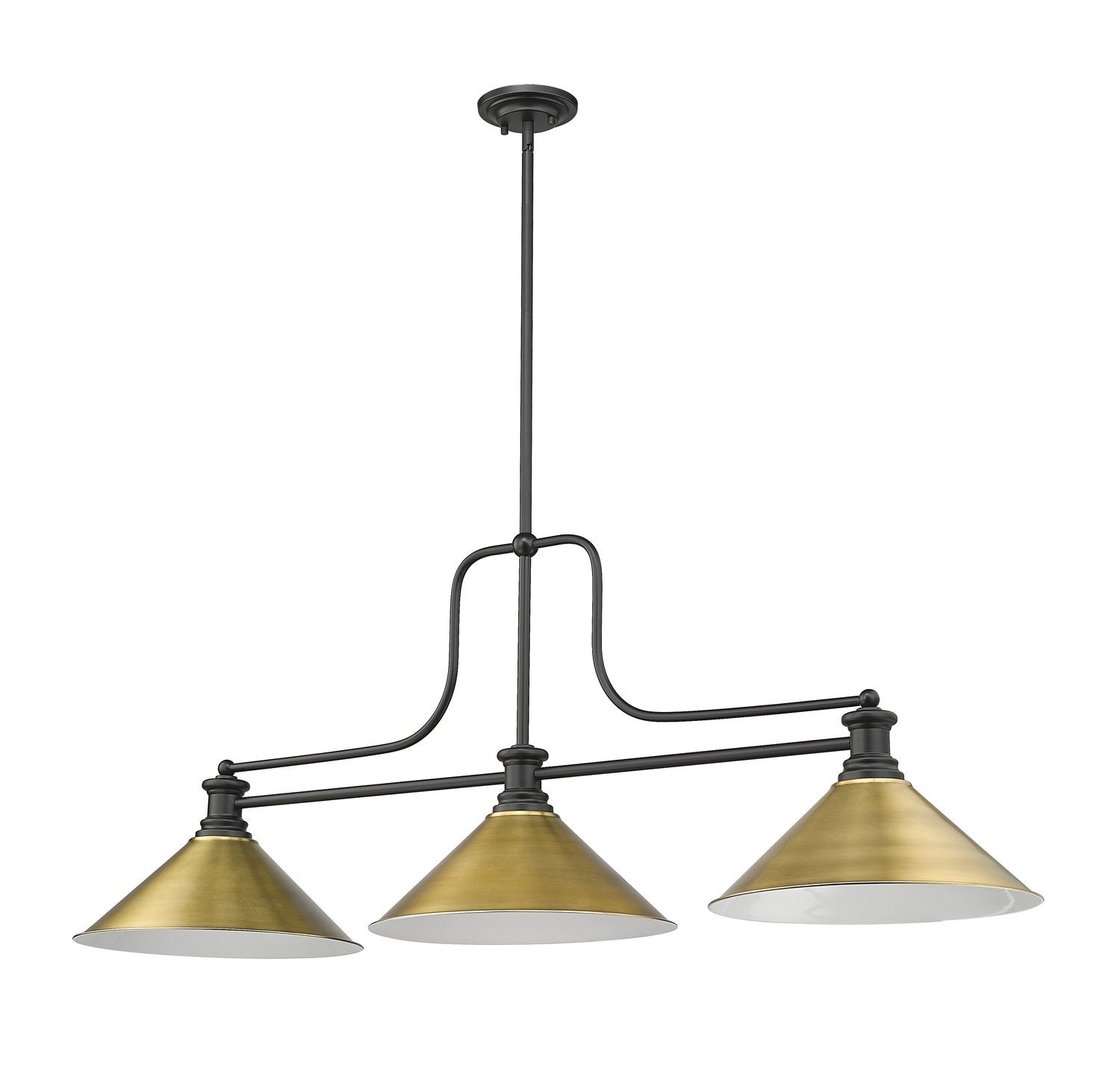 Z-LITE, MELANGE 3 LIGHT BILLIARD, LINEAR LIGHT