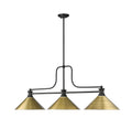 Z-LITE, MELANGE 3 LIGHT BILLIARD, LINEAR LIGHT