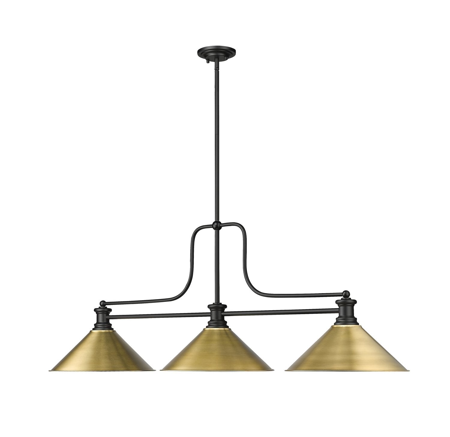 Z-LITE, MELANGE 3 LIGHT BILLIARD, LINEAR LIGHT
