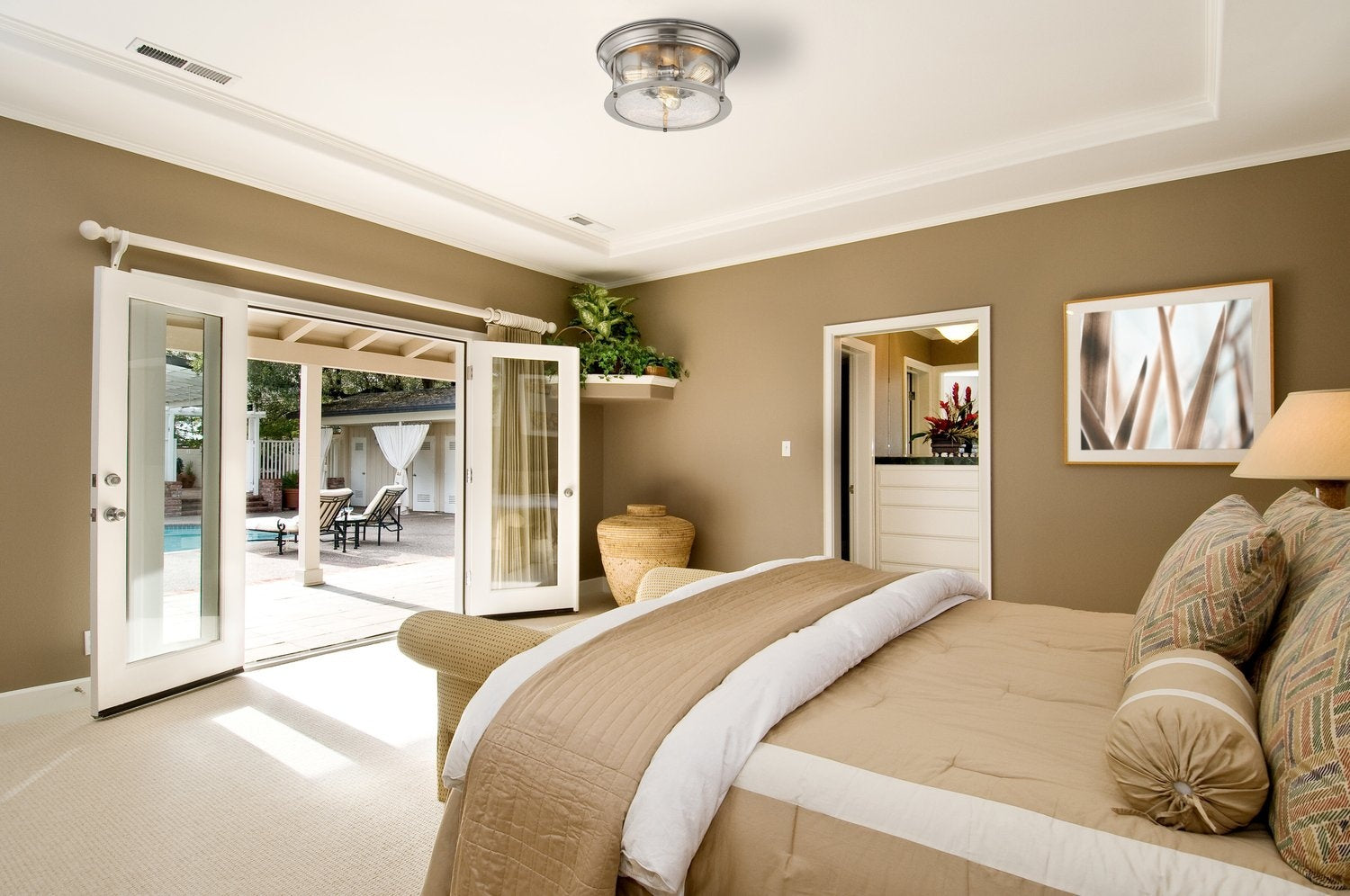 Z-LITE, SONNA FLUSH MOUNT, FLUSH MOUNT CEILING LIGHTS