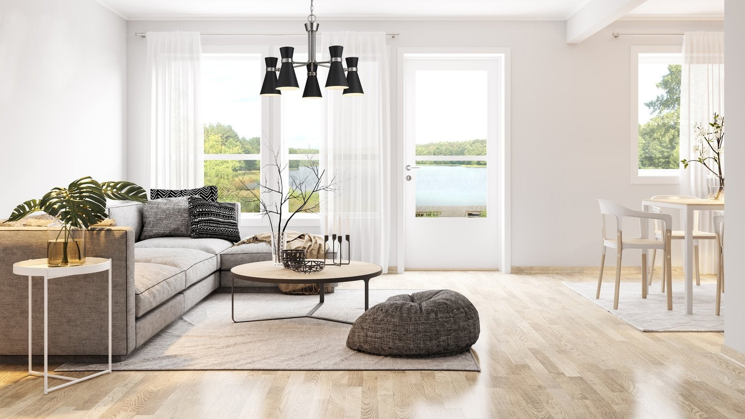 Z-LITE, SORIANO CHANDELIER, CHANDELIER LIGHT