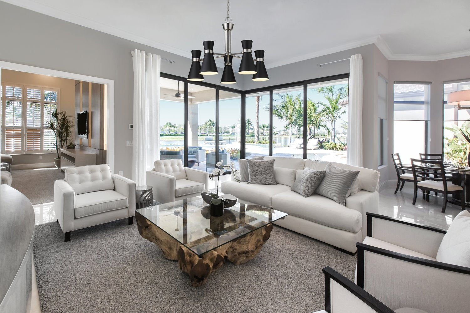 Z-LITE, SORIANO CHANDELIER, CHANDELIER LIGHT