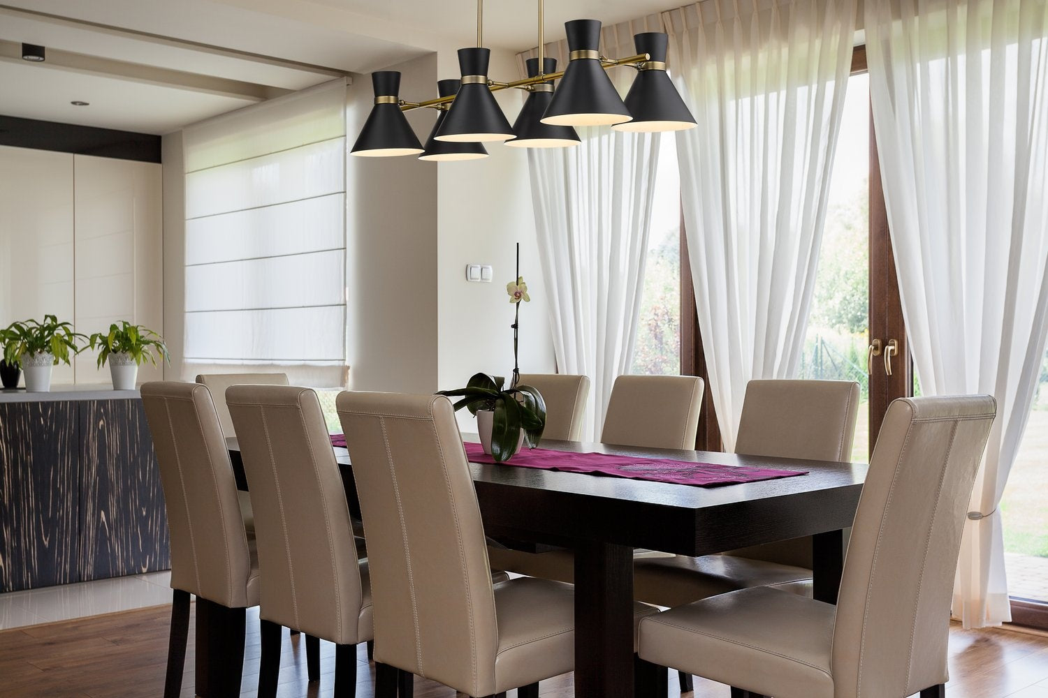 Z-LITE, SORIANO LINEAR CHANDELIER, LINEAR LIGHT