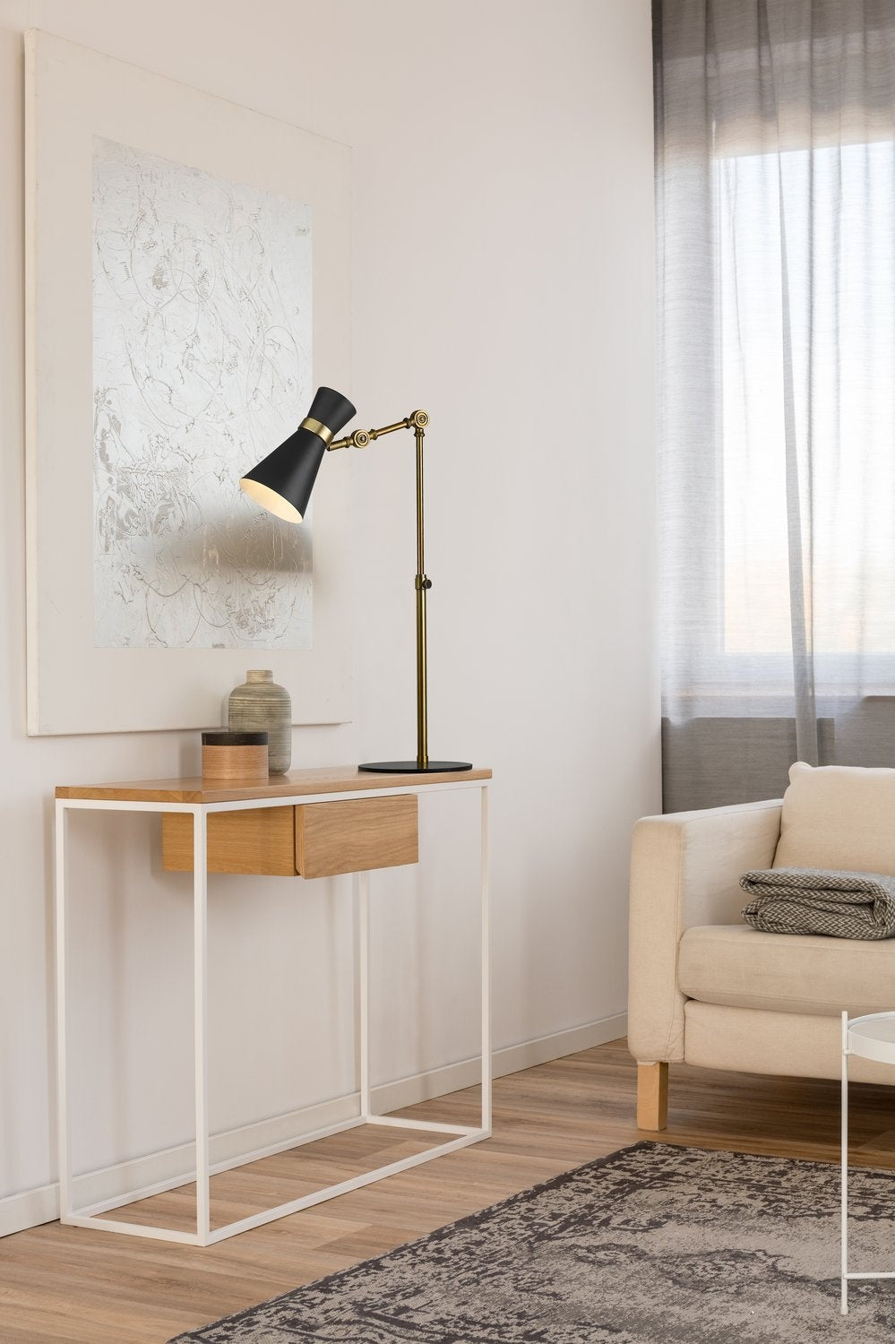Z-LITE, SORIANO TABLE LAMP, TABLE LAMPS