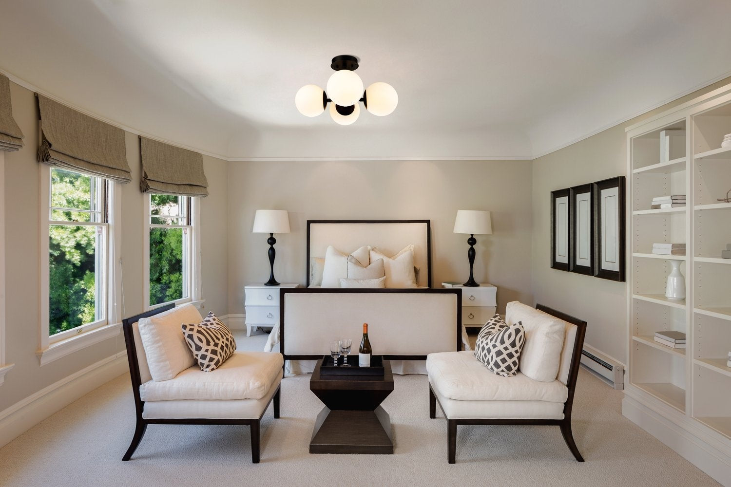 Z-LITE, MIDNETIC SEMI FLUSH MOUNT, SEMI FLUSH MOUNT LIGHT