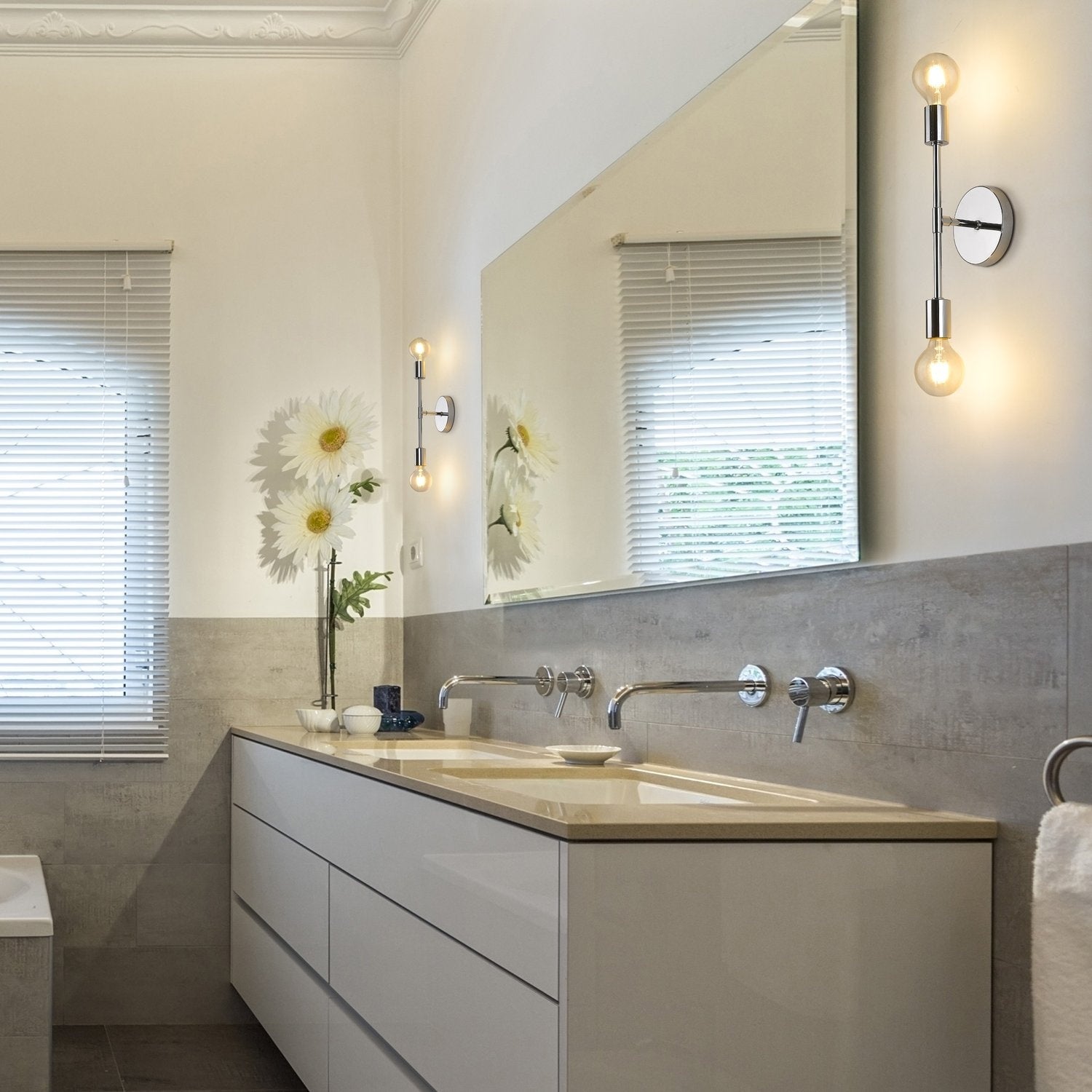 Z-LITE, MODERNIST WALL SCONCE, WALL SCONCES