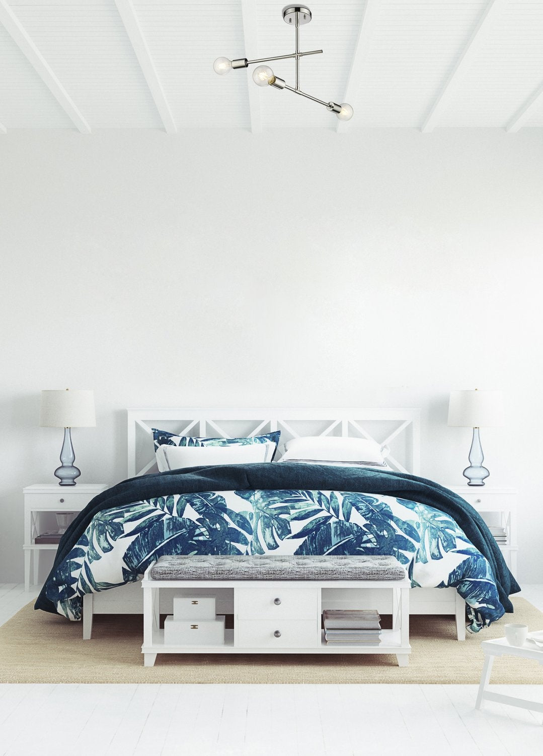 Z-LITE, MODERNIST SEMI FLUSH MOUNT, SEMI FLUSH MOUNT LIGHT