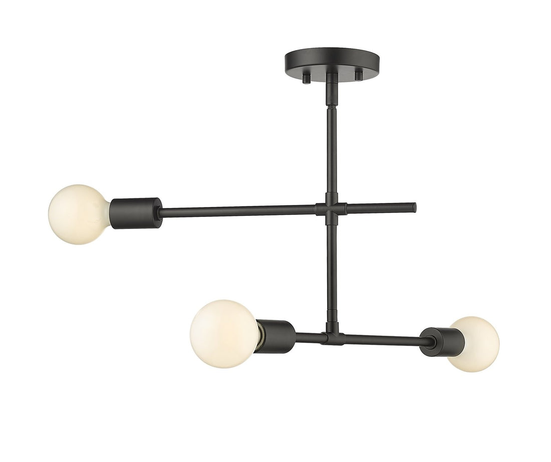 Z-LITE, MODERNIST SEMI FLUSH MOUNT, SEMI FLUSH MOUNT LIGHT